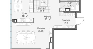 6-к. квартира, 307&nbsp;м²