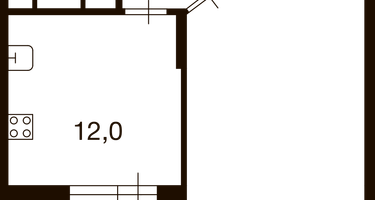 1-к. квартира, 46 м²