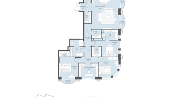 5-к. квартира, 211 м²