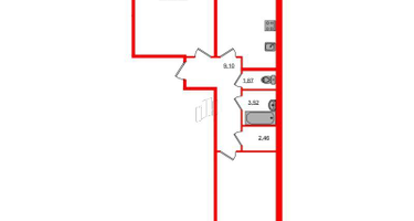 2-к. квартира, 72&nbsp;м²