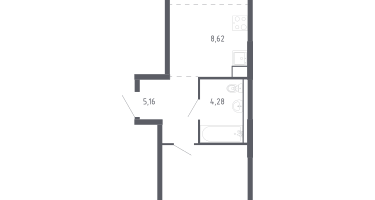 Студия, 45&nbsp;м²