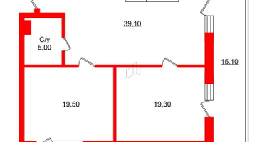 2-к. квартира, 99&nbsp;м²