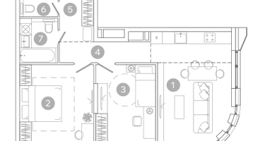 3-к. квартира, 62&nbsp;м²