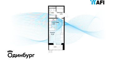 Студия, 36&nbsp;м²