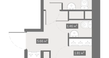 1-к. квартира, 49&nbsp;м²