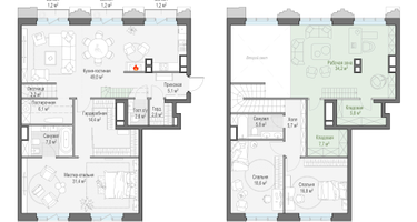 4-к. квартира, 170&nbsp;м²