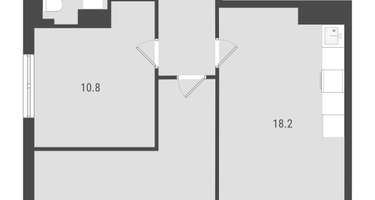 2-к. квартира, 60&nbsp;м²