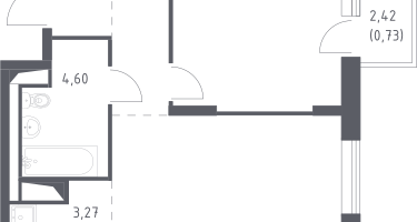 Студия, 41&nbsp;м²