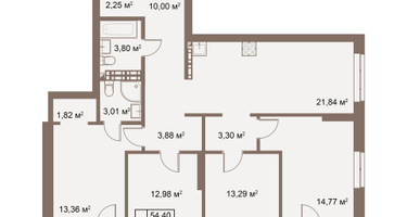 4-к. квартира, 107&nbsp;м²