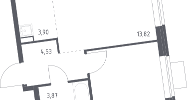 Студия, 36&nbsp;м²