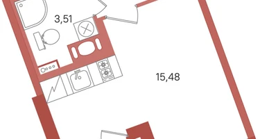 Студия, 24 м²