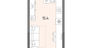 Студия, 20 м²