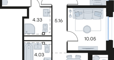 3-к. квартира, 60&nbsp;м²