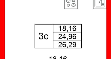 Студия, 24&nbsp;м²