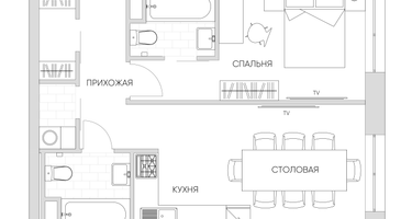 Студия, 44&nbsp;м²