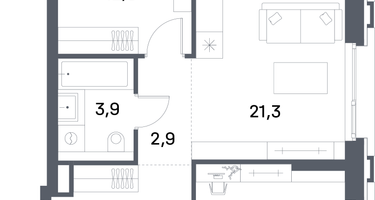 2-к. квартира, 65&nbsp;м²