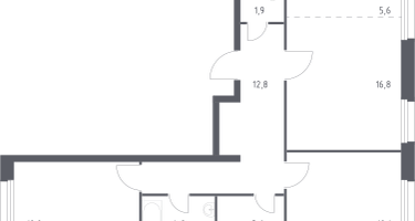 Студия, 69&nbsp;м²
