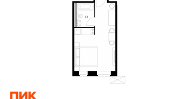 Студия, 22&nbsp;м²
