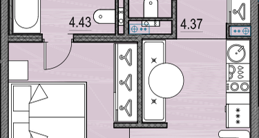 2-к. квартира, 70&nbsp;м²