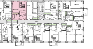 1-к. квартира, 37&nbsp;м²