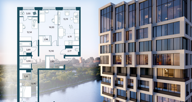 4-к. квартира, 97&nbsp;м²