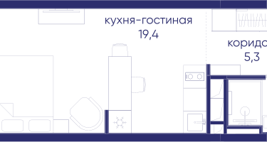 3-к. квартира, 77&nbsp;м²