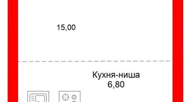 Студия, 32 м²