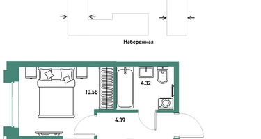2-к. квартира, 34&nbsp;м²