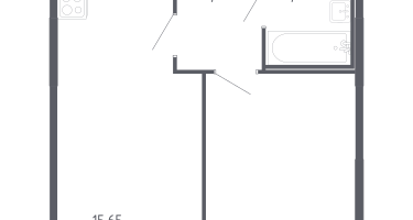1-к. квартира, 39&nbsp;м²
