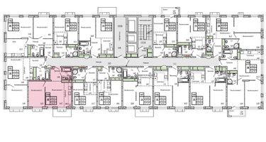 2-к. квартира, 44&nbsp;м²