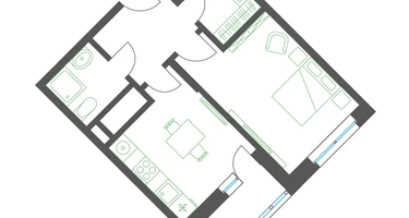 1-к. квартира, 35&nbsp;м²