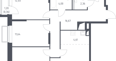 Студия , 81&nbsp;м²