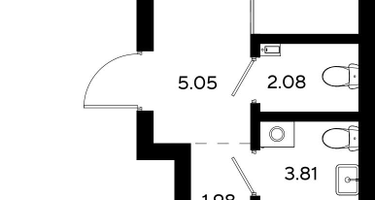 2-к. квартира, 62 м²