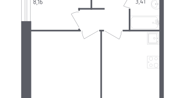 2-к. квартира, 47&nbsp;м²