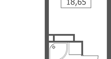 Студия, 18&nbsp;м²