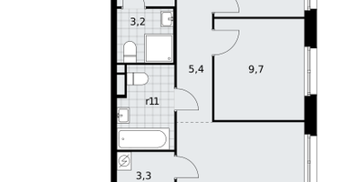 4-к. квартира, 87&nbsp;м²