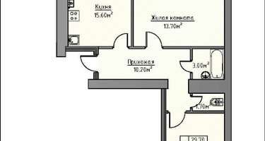 2-к. квартира, 63&nbsp;м²