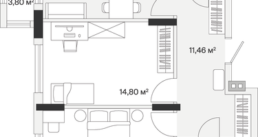 2-к. квартира, 69&nbsp;м²