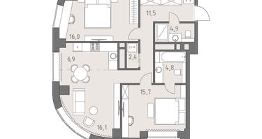 3-к. квартира, 78&nbsp;м²