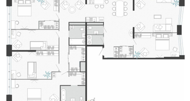 6-к. квартира, 191 м²