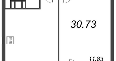 Студия, 30&nbsp;м²