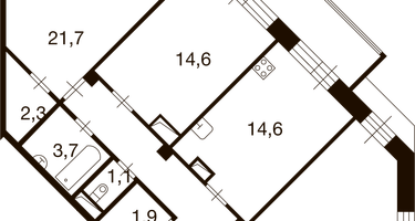 3-к. квартира, 95 м²