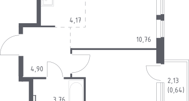 Студия, 35&nbsp;м²