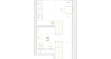 Студия, 30 м²