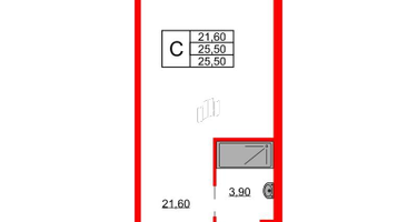 Студия, 25&nbsp;м²