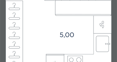 1-к. квартира, 30 м²