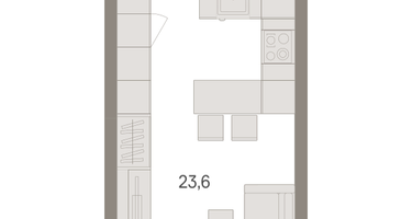 1-к. квартира, 31 м²