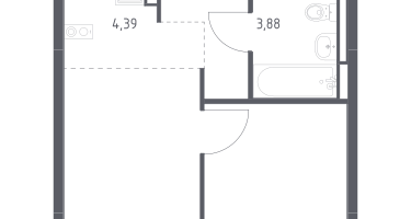 Студия, 32&nbsp;м²