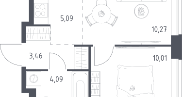 Студия, 32&nbsp;м²
