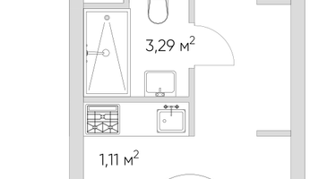 Студия, 25&nbsp;м²